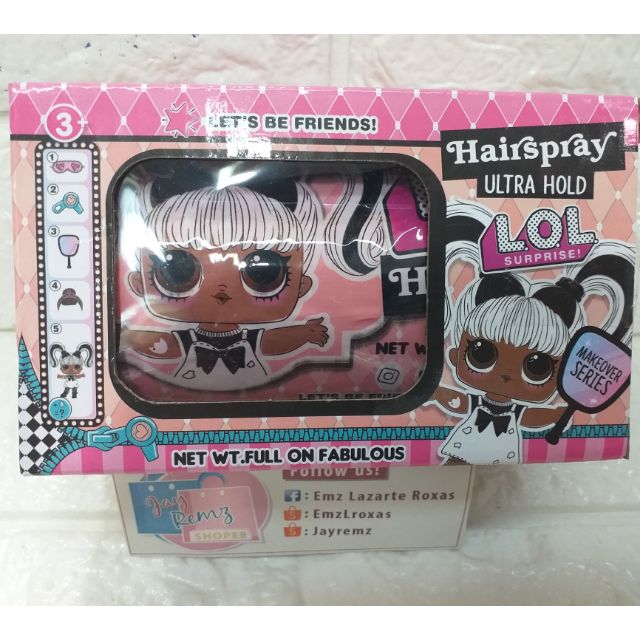 hairspray ultra hold lol dolls