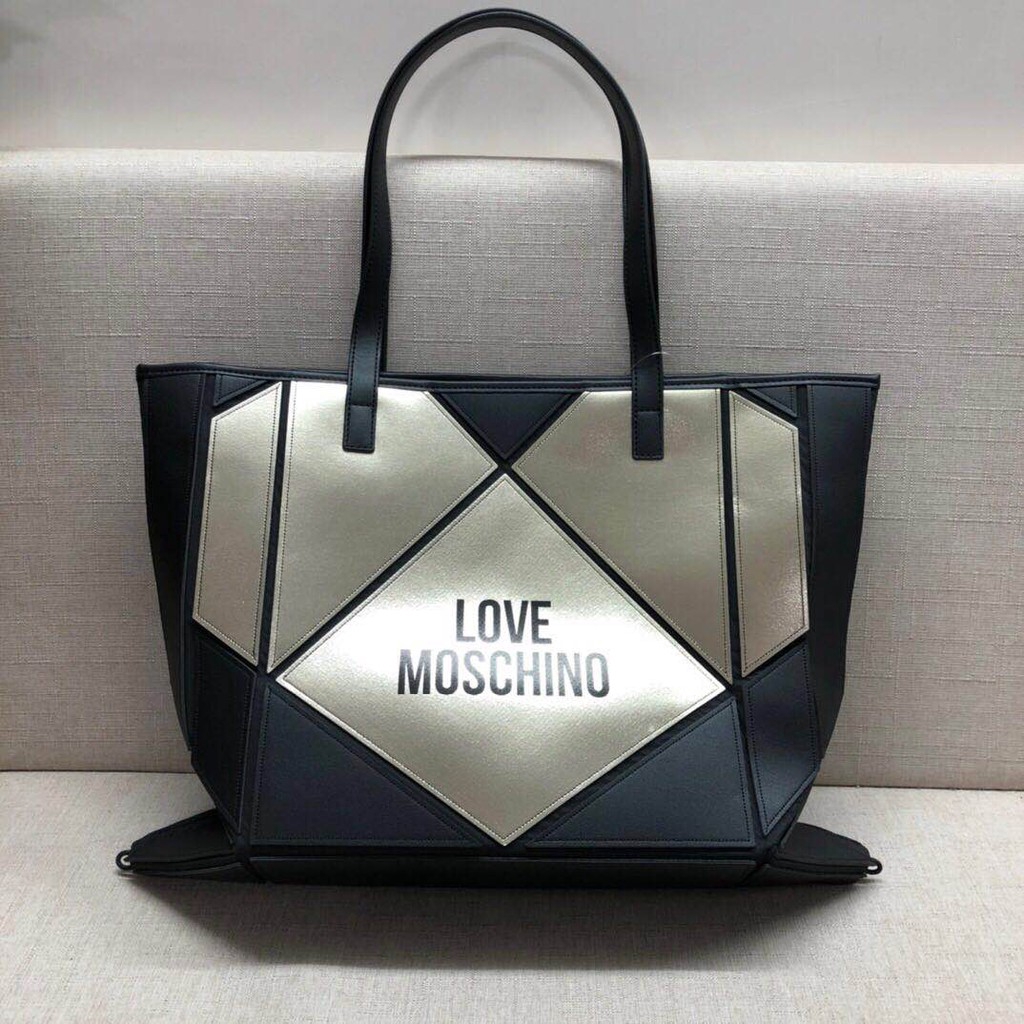 moschino geometric bag