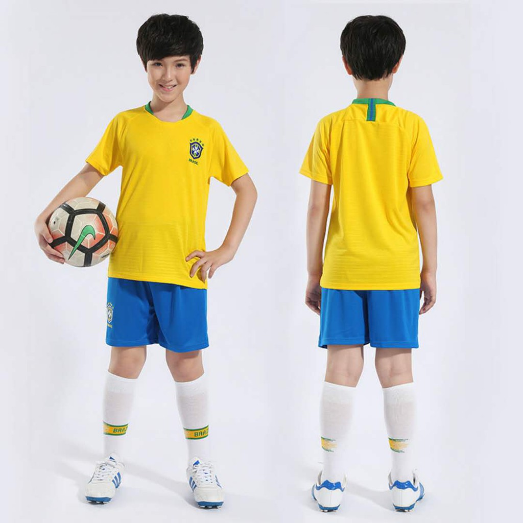 brazil soccer jersey kids