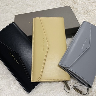 Ready Stock Charles and KeiihMini Envelope Wallet Fashion Long Purse Fold Wallet CK6-10680415