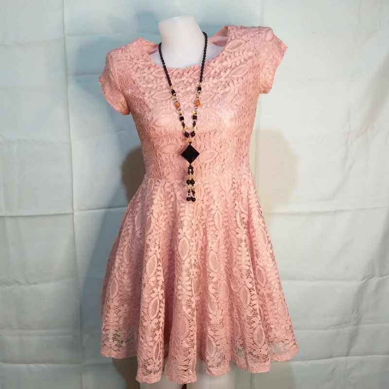 Semi-Formal Pink Dress | Shopee Philippines
