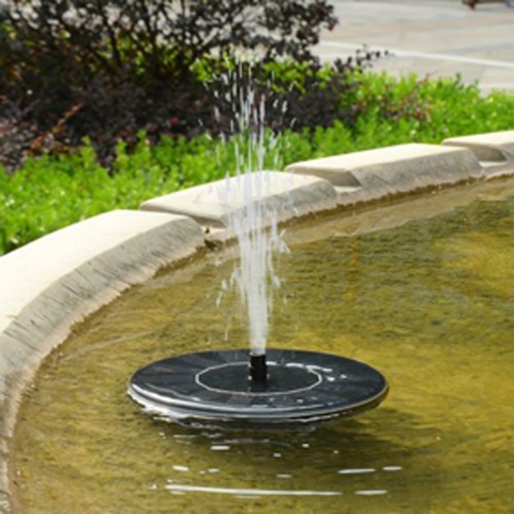 Outdoor Solar Powered Bird Bath Water Fountain Pump Shopee