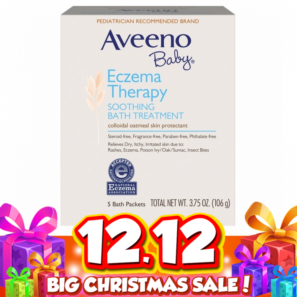 Aveeno Baby Eczema Therapy Soothing Bath Treatment ...