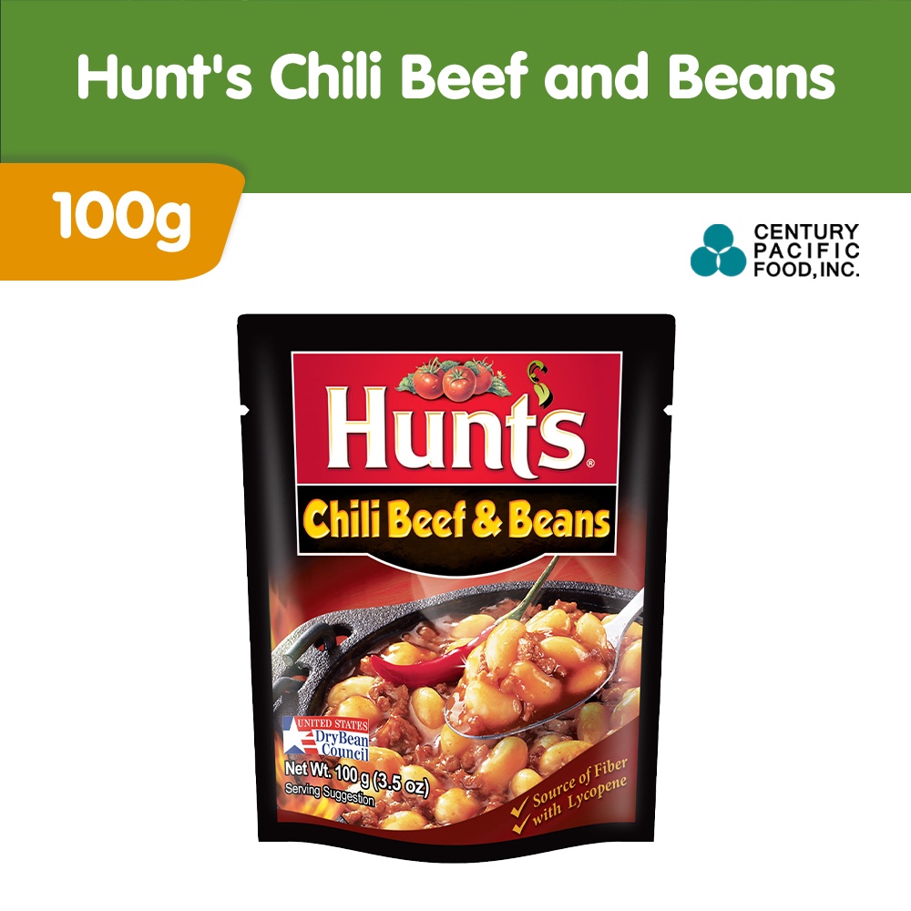 Hunt's Chili Beef and Beans 100g Shopee Philippines