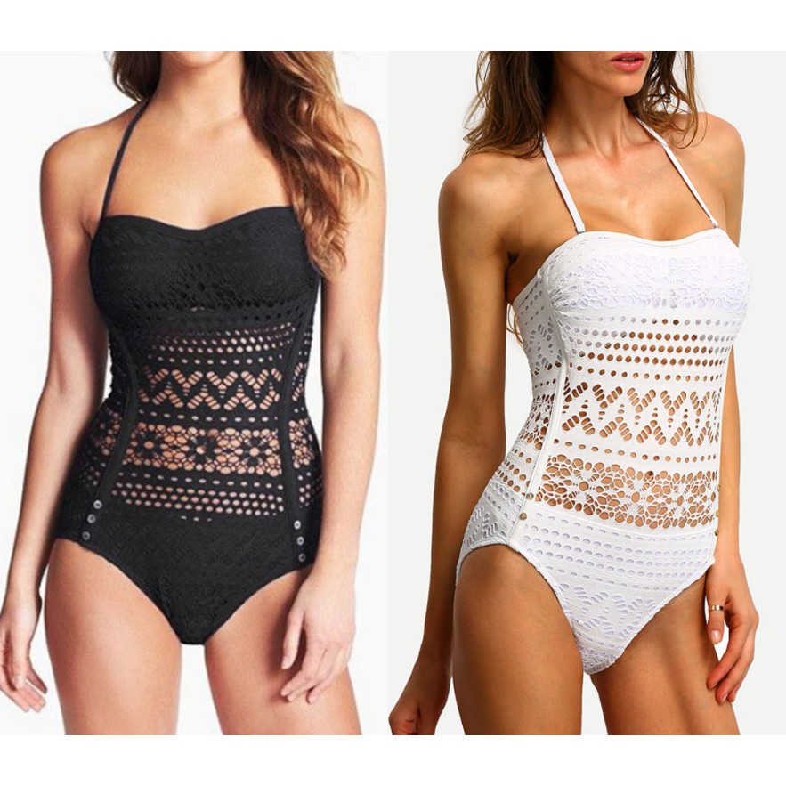 mesh one piece swimsuit