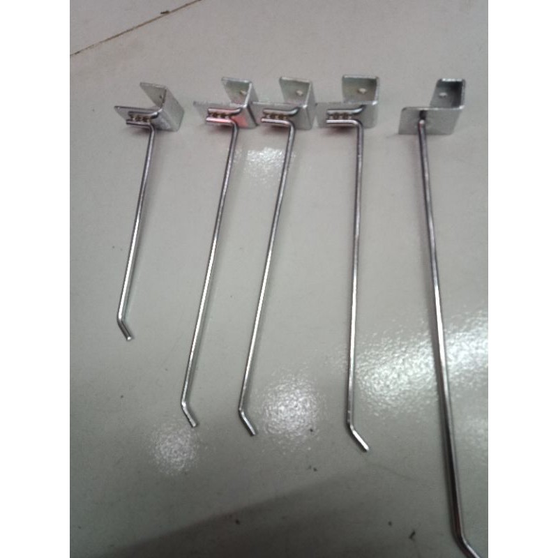(Hook) Chrome plated metal bar hook (15cm, 20cm,25cm) 1pc Shopee