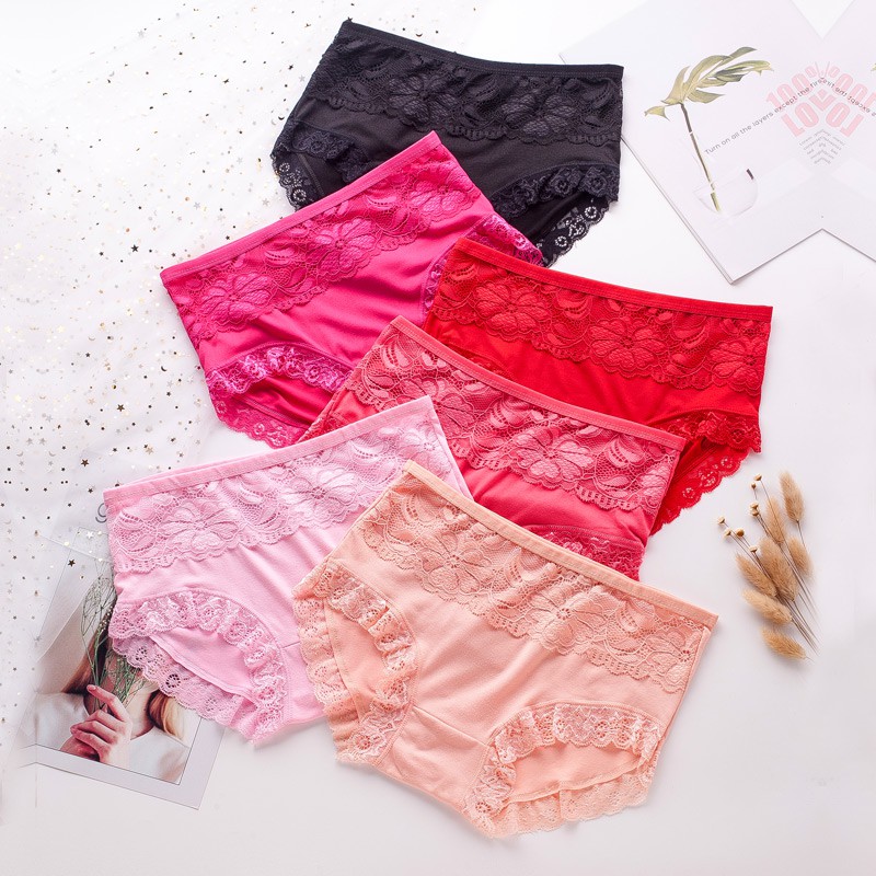 cotton lace panties