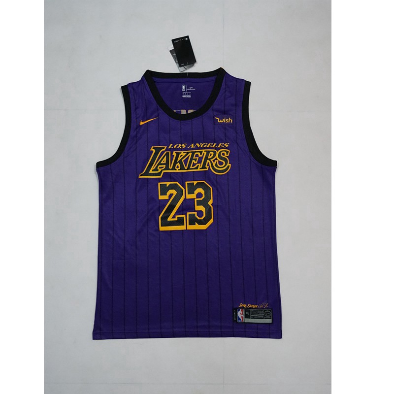 lakers 23 jersey purple