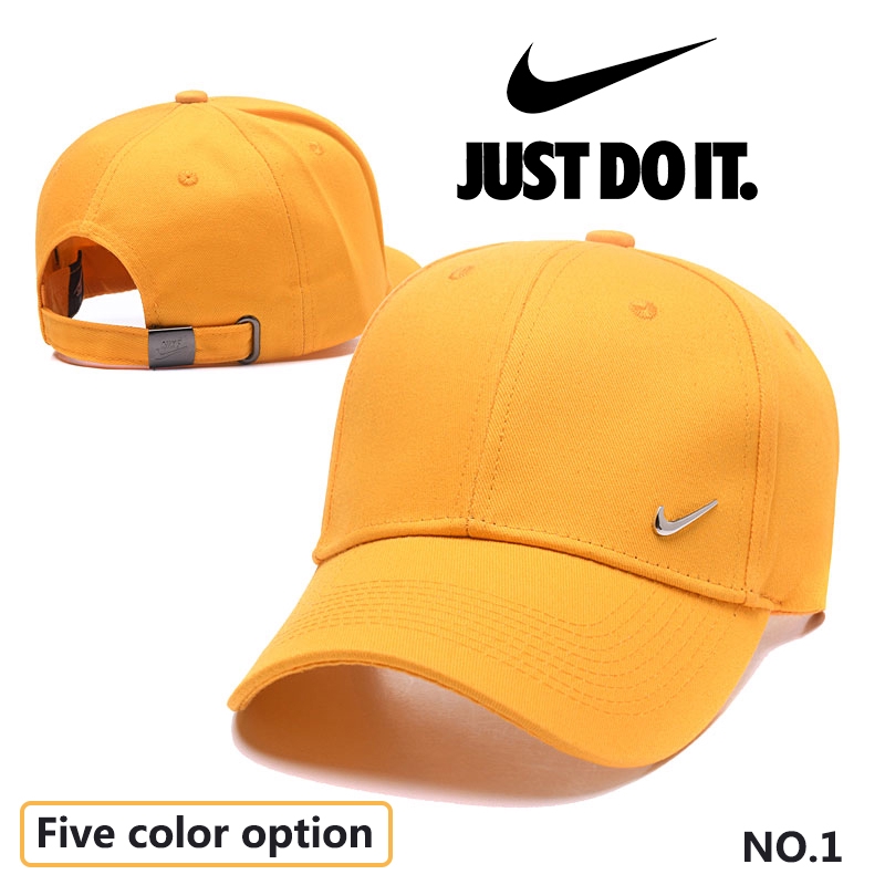 nike cap metal logo