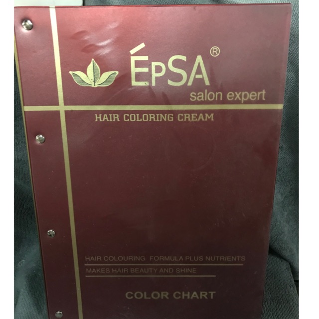 epsa hair color chart shopee philippines