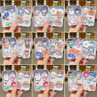 9Pcs/ Brooch Female 2022 New Trend Pin Cartoon Cute Neckline Badge Niche Design Sense Bag Personality Accessories（No box）