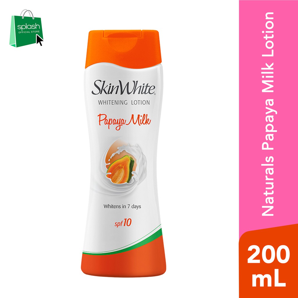 SkinWhite Naturals Lotion Papaya Milk Lotion SPF 10 200ml Shopee