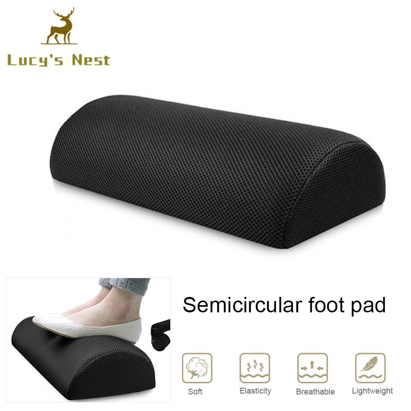 Memory Foam Foot Rest Cushion Non Slip Foot Stool Under Desk