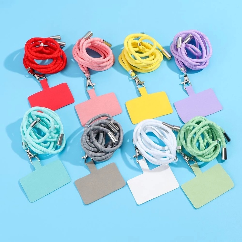Universal AntiLost Nylon Color Phone Lanyards with Card / Adjustable