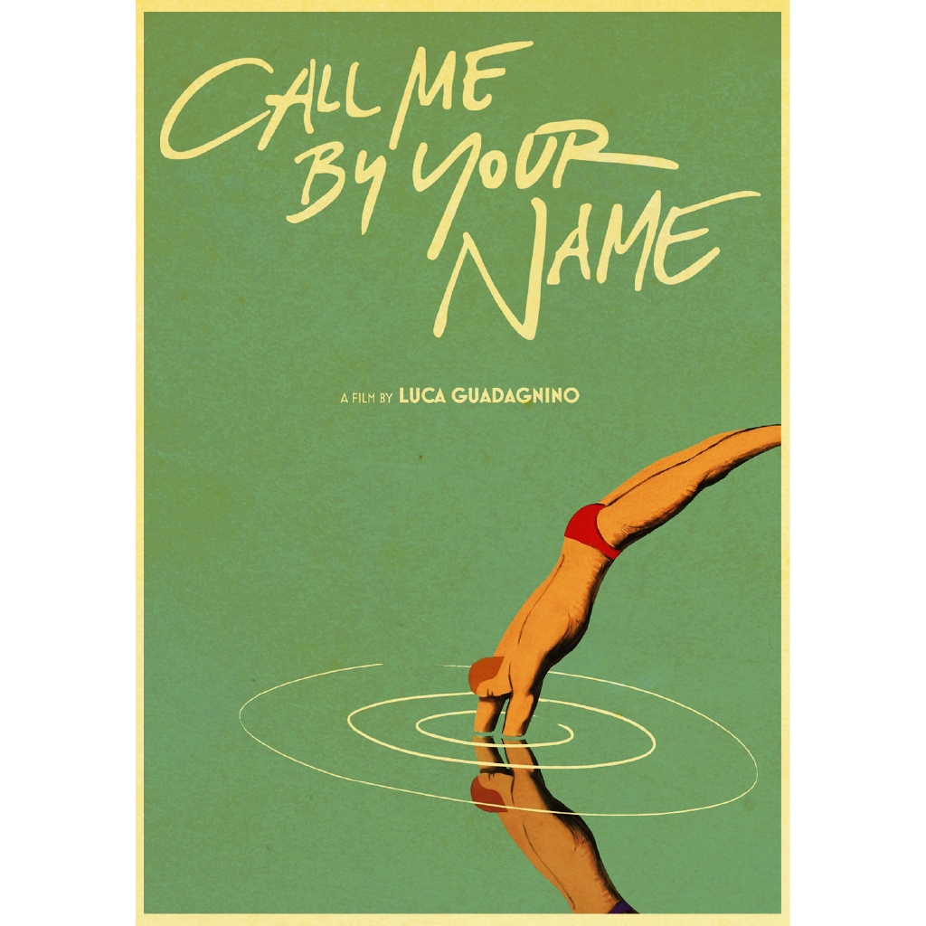 Vintage Poster Award Winning Film Call Me By Your Name Painting Retro Poster Kraft Paper For Home Bar Wall Decor Shopee Philippines