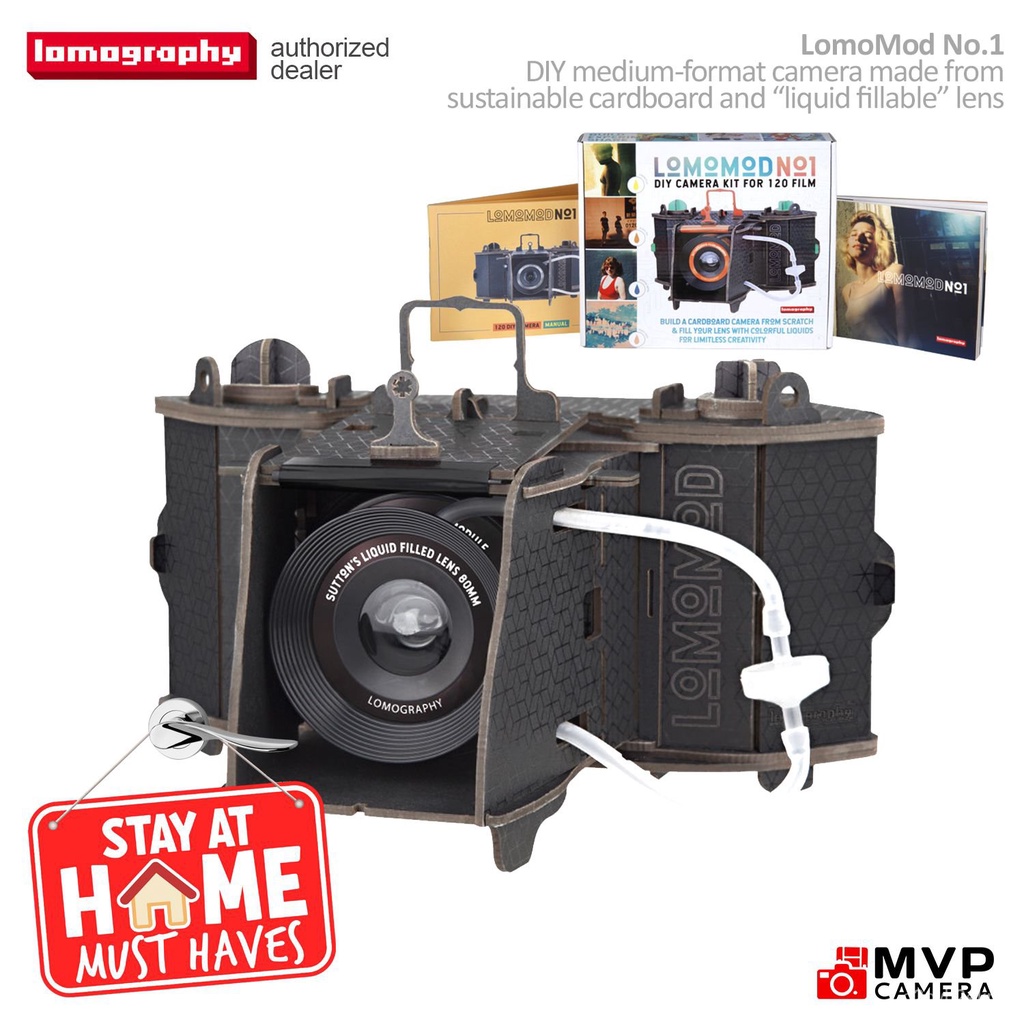 LomoMod No.1 DIY Cardboard 120 format Camera MVP Camera | Shopee