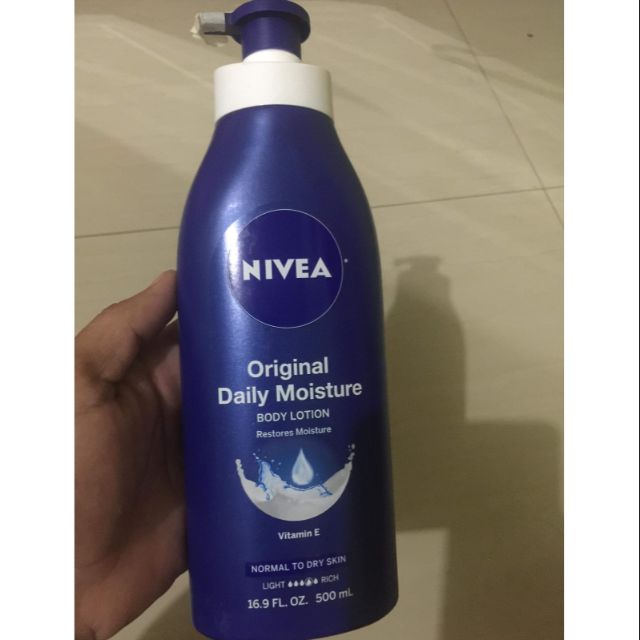 nivea original daily moisture lotion