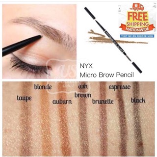 Nyx Precision Brow Pencil Shade Black Youtube