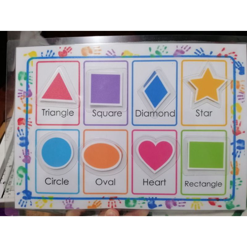 Velcro Laminated Alphabets, Numbers 1-20 and Shapes | Shopee Philippines