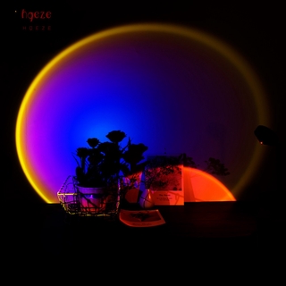 HQEZE tiktok Sunset Projection Floor Light Rainbow Modern ...