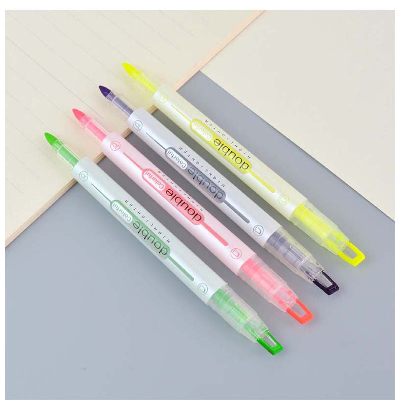 Acrylic 8 Colors Set Double-head Fluorescent Pen,highlight Pen ...