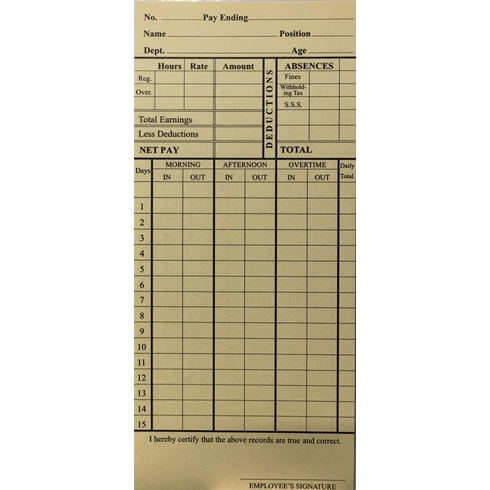 Daily Time Record