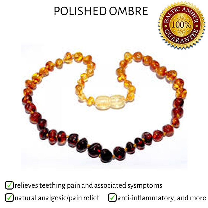 certified amber teething necklace