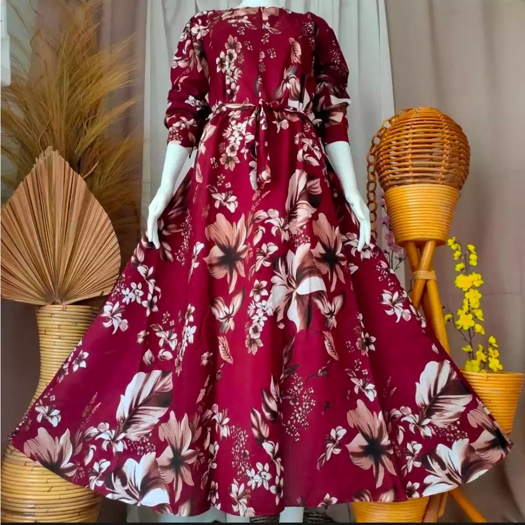 KATUN Tops monalisa Cotton Robe Tops/bangkok Cotton Robe Flower Shoes Beautiful Robe Latest Robe