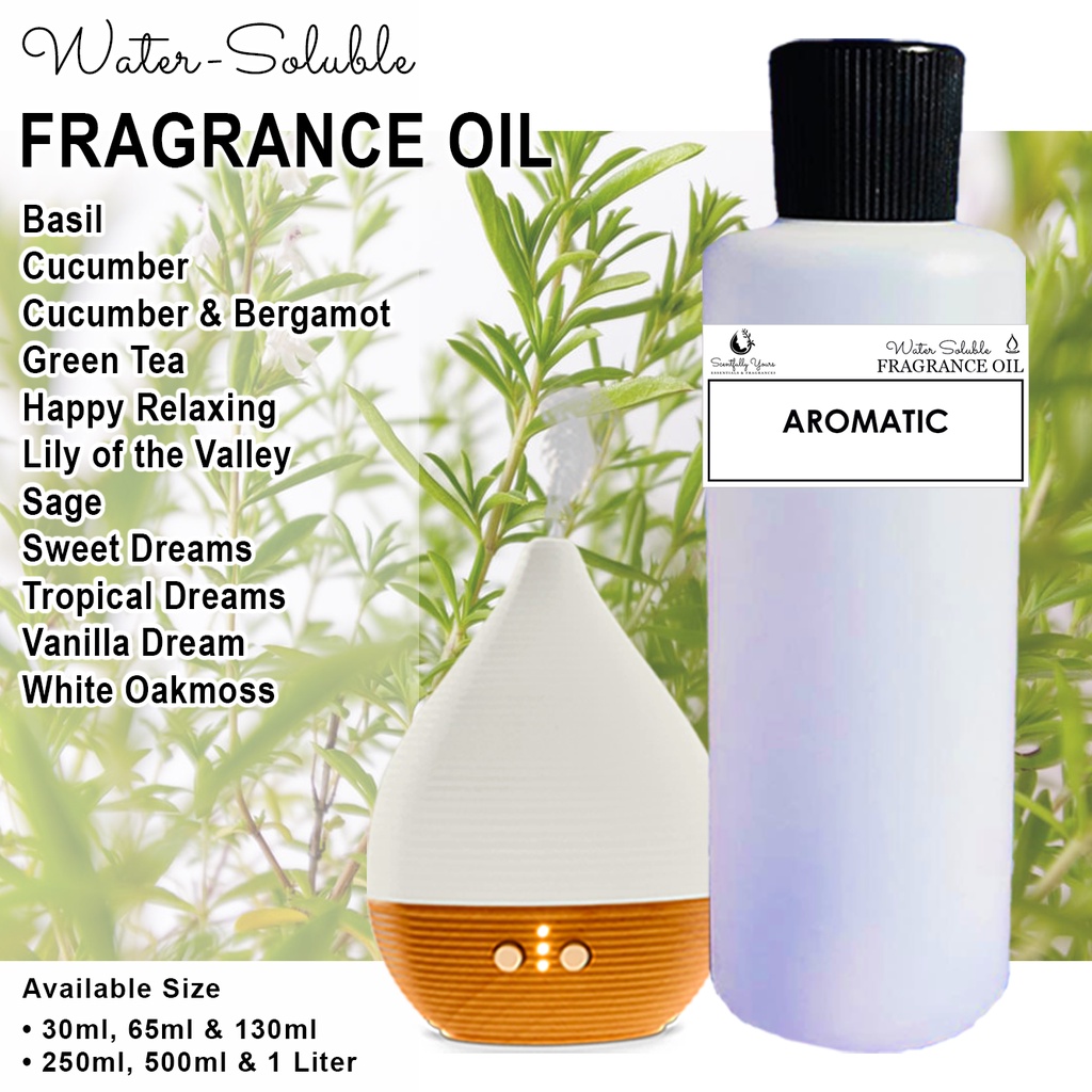 AROMATIC Water Soluble Fragrance Oil (250ml, 500ml & 1 Liter