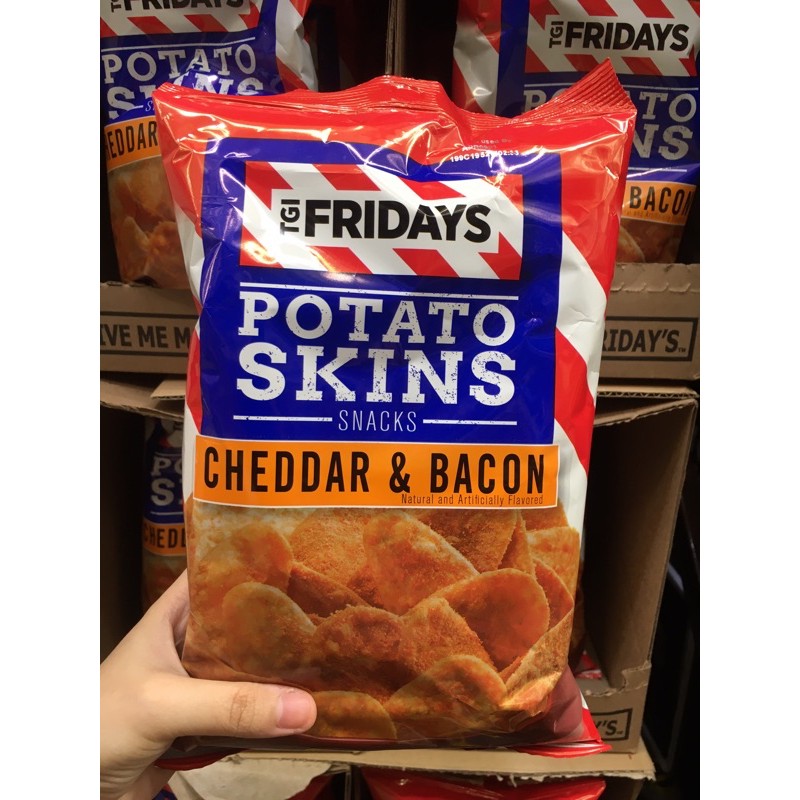 Tgi Friday S Potato Skins Snacks Cheddar Bacon 4oz Shopee Philippines