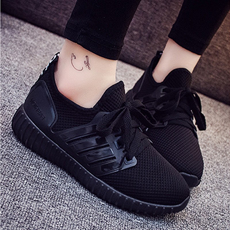 womens all black shoes for work