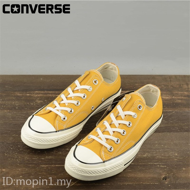 converse yellow low