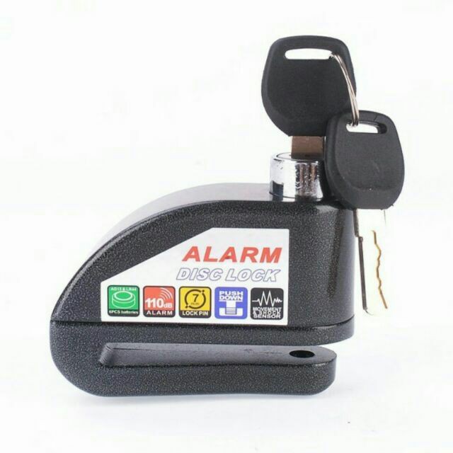 motorcycle disc alarm lock