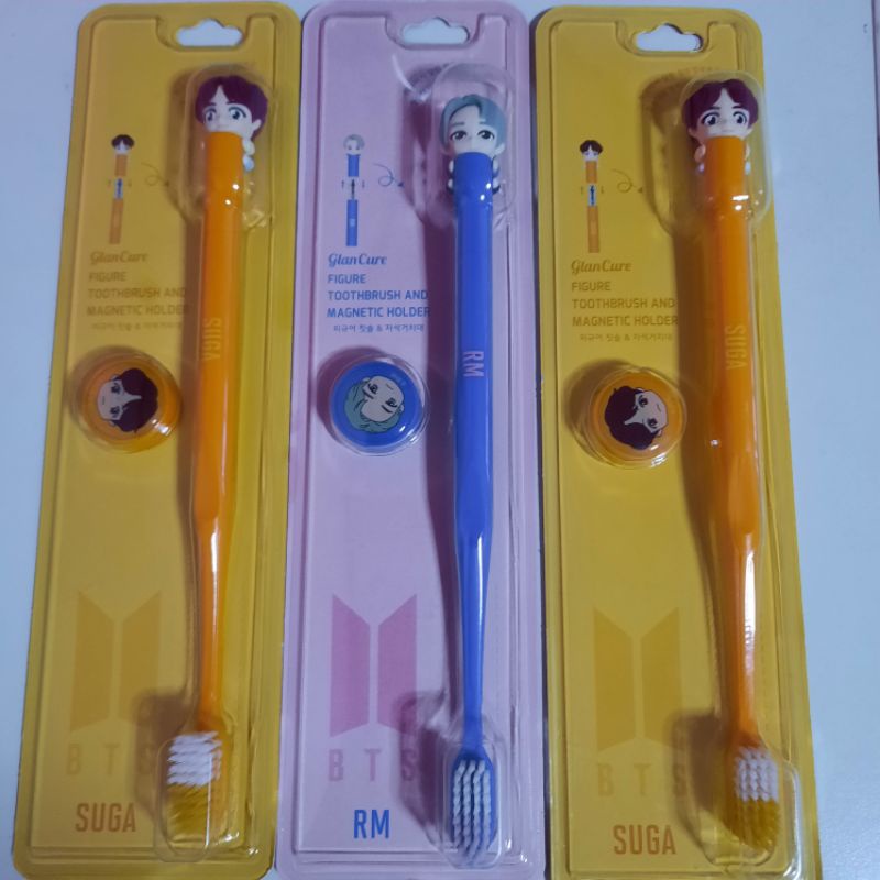 BTS TOOTHBRUSH AND HOLDER RM & SUGA TOOTHBRUSH Shopee