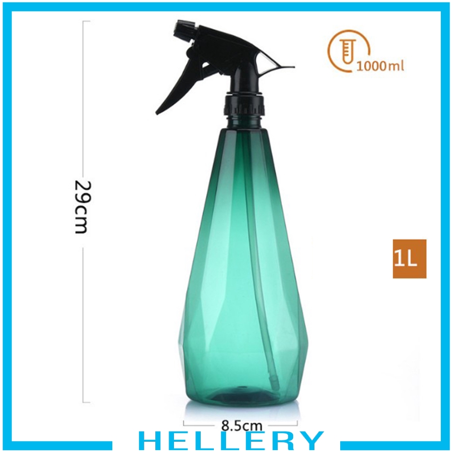 [HELLERY] 1000ml Misting Spray Bottle Clear Plant Watering Can Car ...