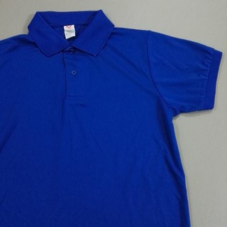 royal blue dri fit polo