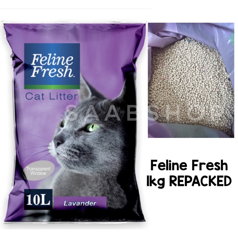 FELINE FRESH CAT LITTER (1kg REPACKED) Shopee Philippines