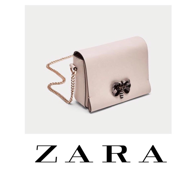 zara butterfly bag