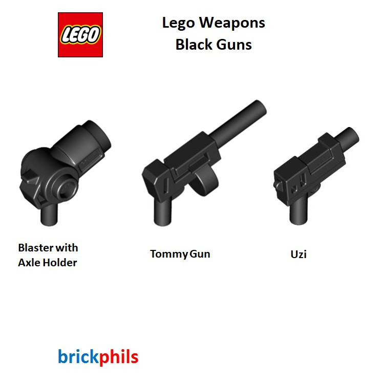 LEGO Colour & Qty MW2 Parts no's 43887-x1608 Choose Part MINIFIGURE WEAPONS 