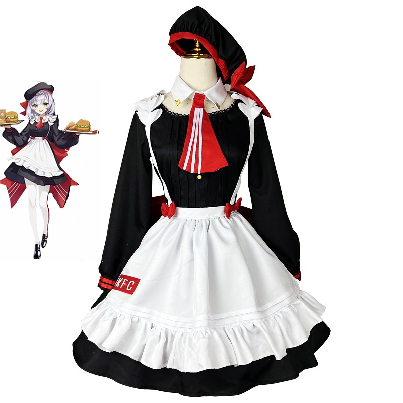 Genshin Impact Noelle Cosplay Costume Game Clothing Maid Costume for ...