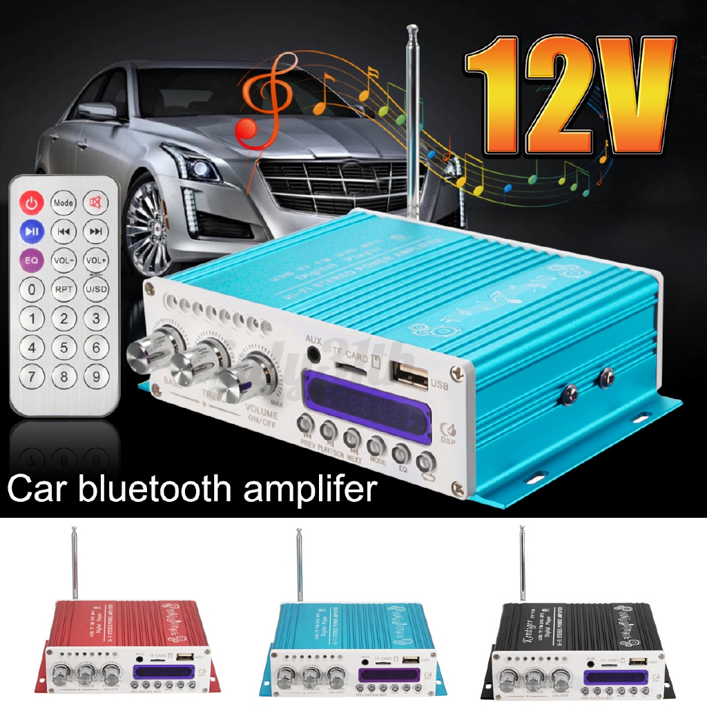 【original】20w*2ch Bluetooth Digital Motorcycle Car Home Hifi Stereo 