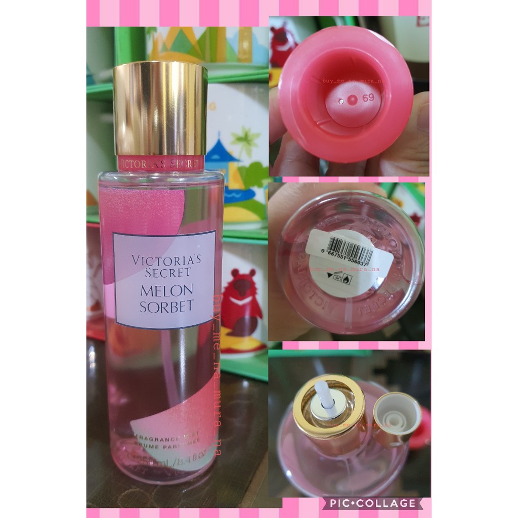 US Original Victoria's Secret Melon Sorbet Fragrance Mist Shopee