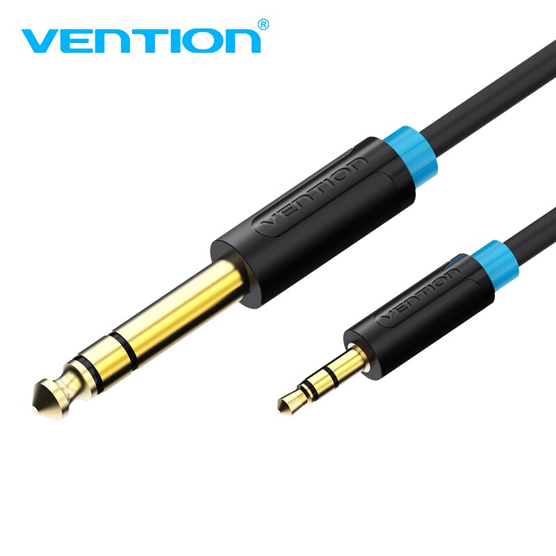 Vention 3.5mm to 6.35mm Adapter Aux Cable for Mixer Amplifier Gold ...