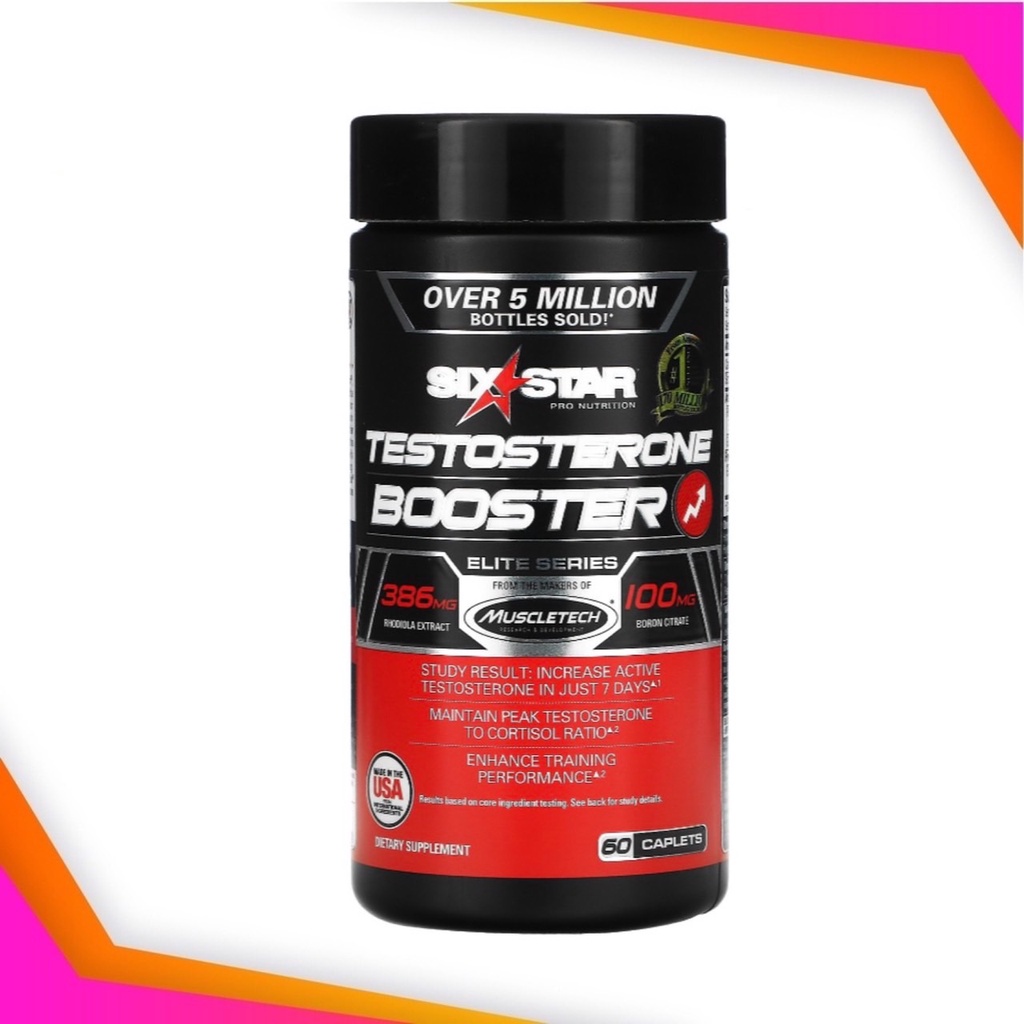 (Exp2024) Six Star Elite Series Testosterone Booster 60 Caplets ...