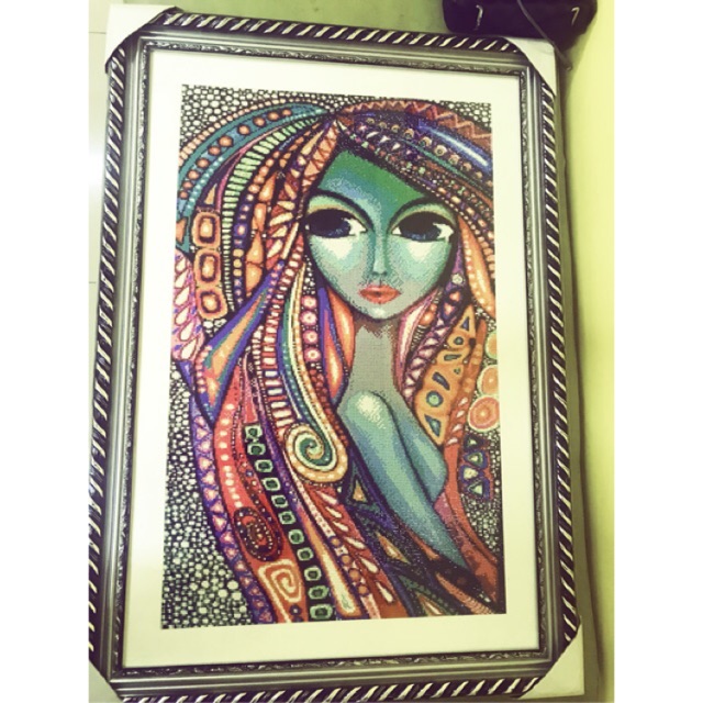 AM027 FINISHED FRAMED DIAMOND PAINTING RHINESTONE ART | Shopee Philippines