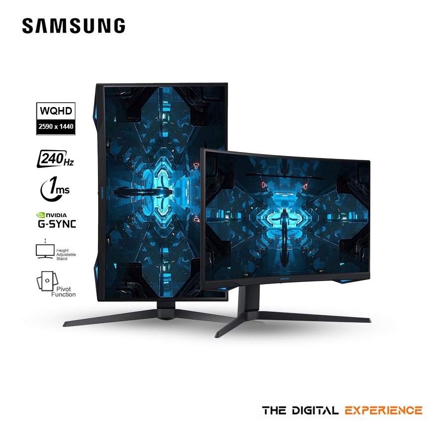 Samsung Odyssey G7 27"/ WQHD/ 2560x1440/ 1ms / 240Hz Refresh Rate ...