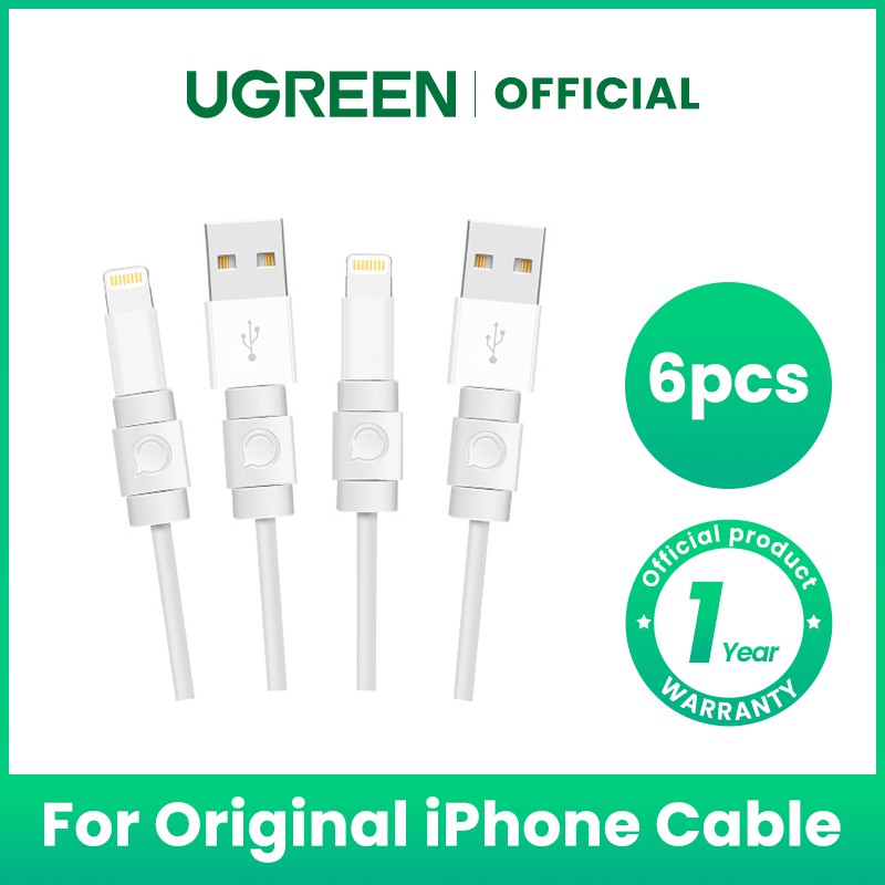 UGREEN Apple Charging Cable Protector, 6 Pack | Shopee Philippines