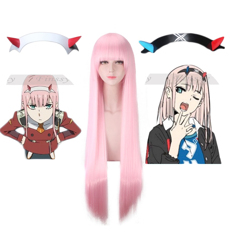 Popular Anime DARLING in the FRANXX Code 002 Red Devil Horn Headdress  Deformation Hair clip Cosplay | Shopee Philippines