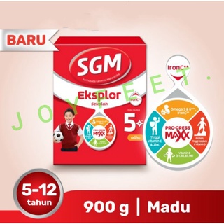 Sgm Milk Exploration 5 Plus Growth Milk 5-12 Yrs Honey 900g | Shopee ...