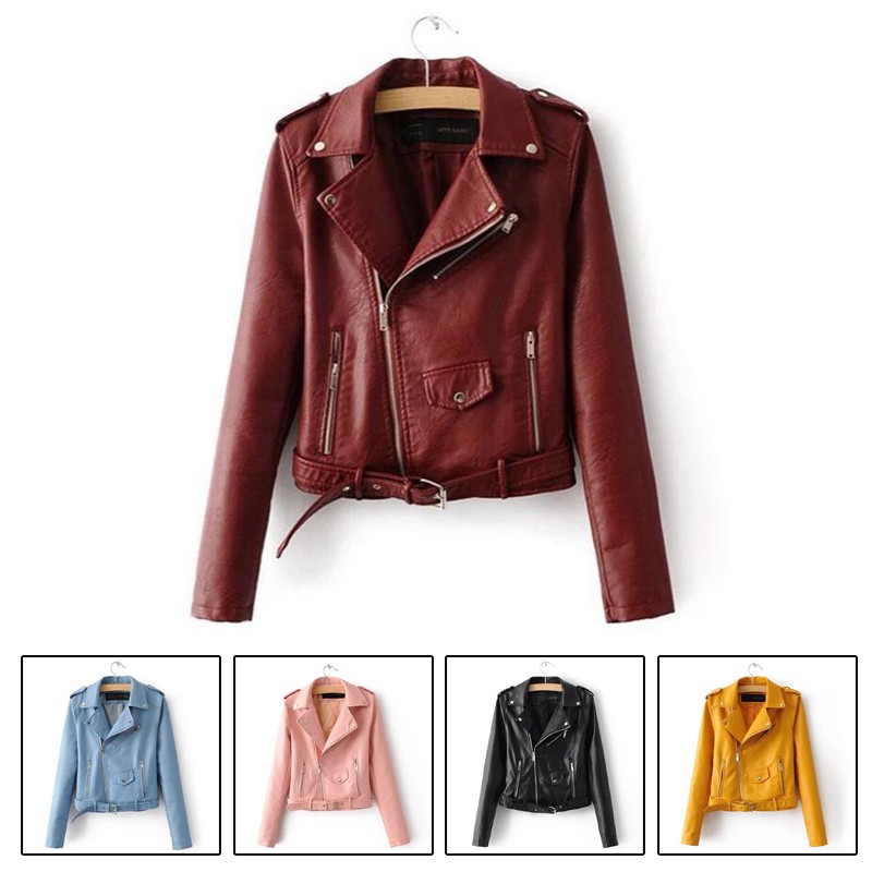 plus size short leather jacket